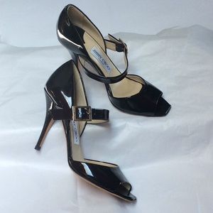 Jimmy Choo - Patent sandal - sz 36.5